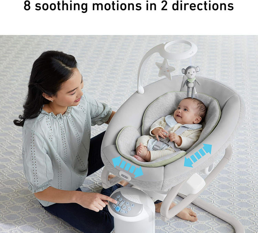 👶✨Versatile Baby Swing & Portable Rocker