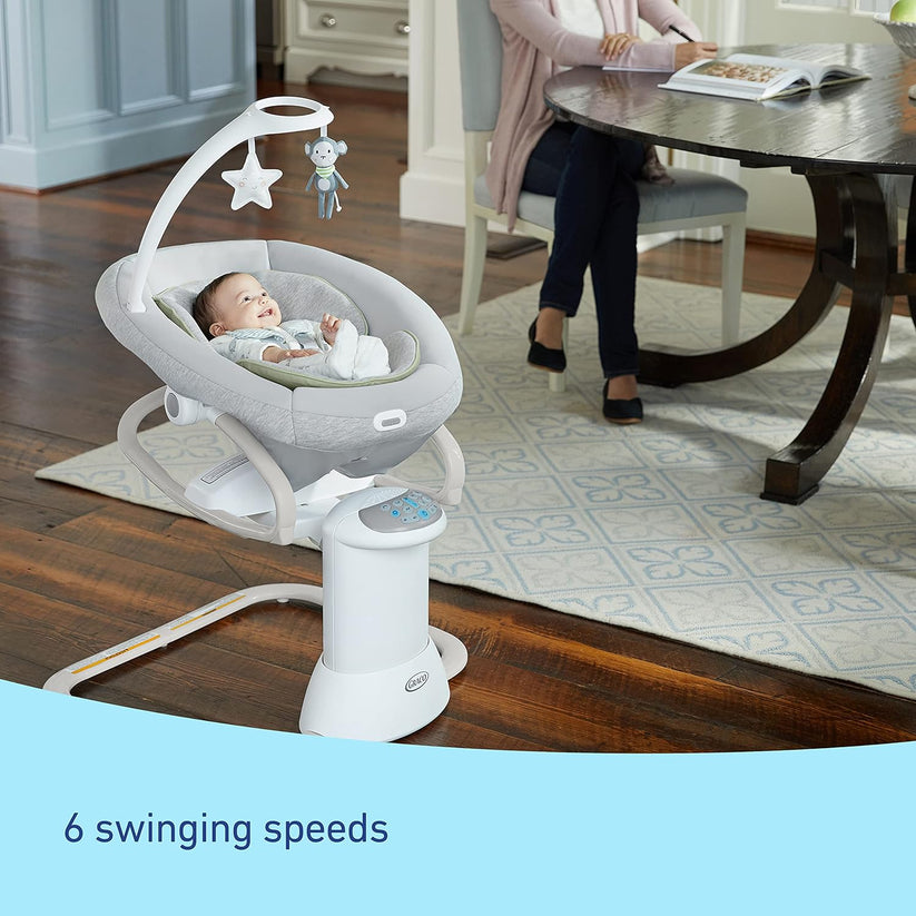 👶✨Versatile Baby Swing & Portable Rocker
